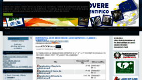 What Istitutocelerilovere.it website looked like in 2017 (6 years ago)