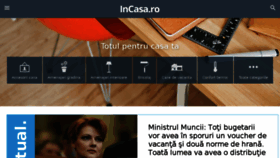 What Incasa.ro website looked like in 2017 (7 years ago)