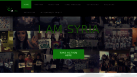 What Iamsyria.org website looked like in 2017 (6 years ago)
