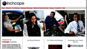 What Inchcape.com.au website looked like in 2017 (6 years ago)