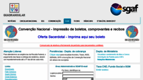 What Igrejaquadrangular.org.br website looked like in 2017 (6 years ago)