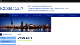 What Iccsec.org website looked like in 2017 (6 years ago)