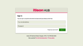 What Itisonhub.com website looked like in 2017 (6 years ago)