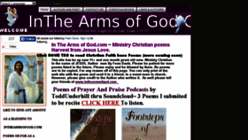 What Inthearmsofgod.com website looked like in 2017 (6 years ago)