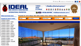 What Idealrealestate.com.tr website looked like in 2017 (6 years ago)