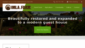 What Imla.farm website looked like in 2017 (6 years ago)