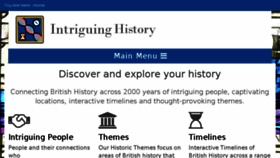 What Intriguing-history.com website looked like in 2017 (6 years ago)