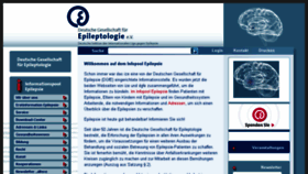 What Izepilepsie.de website looked like in 2017 (6 years ago)
