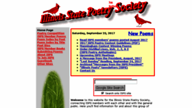 What Illinoispoets.org website looked like in 2017 (6 years ago)