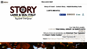 What Italystory.com website looked like in 2017 (6 years ago)