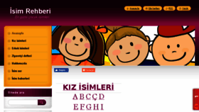 What Isimlerimiz.com website looked like in 2017 (6 years ago)