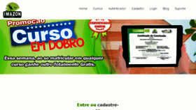 What Imazoncursos.com.br website looked like in 2017 (6 years ago)
