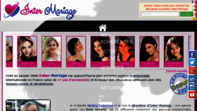 What Inter-mariage.com website looked like in 2017 (6 years ago)