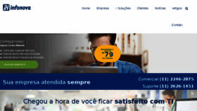 What Infonova.com.br website looked like in 2017 (8 years ago)