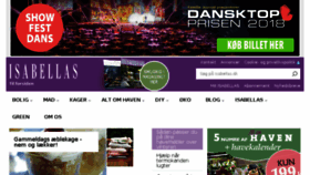 What Isabellas.dk website looked like in 2017 (6 years ago)