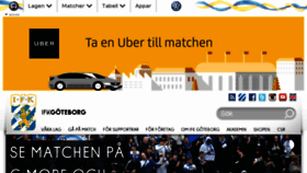 What Ifkgoteborg.se website looked like in 2017 (6 years ago)