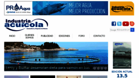 What Industriaacuicola.com website looked like in 2017 (6 years ago)