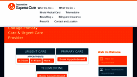What Innovativeexpresscare.com website looked like in 2017 (6 years ago)