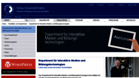What Imb.donau-uni.ac.at website looked like in 2017 (6 years ago)