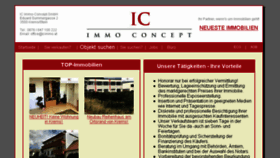 What Icimmo.at website looked like in 2017 (6 years ago)