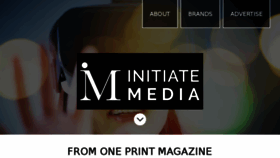 What Initiatemedia.net website looked like in 2017 (6 years ago)