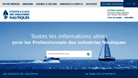 What Industriesnautiques.fr website looked like in 2017 (6 years ago)