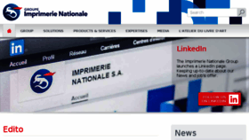 What Imprimerienationale.fr website looked like in 2017 (6 years ago)