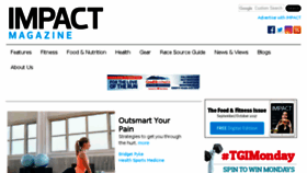 What Impactmagazine.ca website looked like in 2017 (6 years ago)