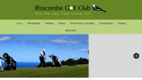 What Ilfracombegolfclub.com website looked like in 2017 (6 years ago)