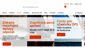 What Ingpenzijnispolecnost.cz website looked like in 2017 (6 years ago)