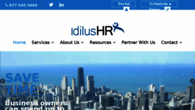What Idilus.com website looked like in 2017 (6 years ago)