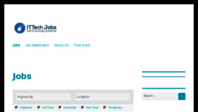 What Ittechjobs.net website looked like in 2017 (6 years ago)