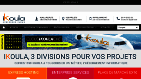 What Ikoula.fr website looked like in 2017 (6 years ago)