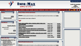 What Info-max.ro website looked like in 2017 (6 years ago)