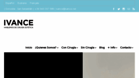 What Ivance.net website looked like in 2017 (6 years ago)