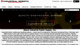 What Industrialrobotix.com website looked like in 2017 (6 years ago)