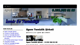 What Izmirevtemizliksirketi.com website looked like in 2017 (6 years ago)