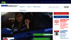 What Ipassdriving.ca website looked like in 2017 (7 years ago)