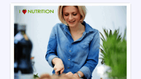 What Ilovenutrition.de website looked like in 2017 (6 years ago)