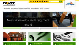 What Isover.dk website looked like in 2017 (6 years ago)