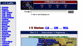 What I5highway.com website looked like in 2017 (6 years ago)