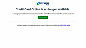 What Intrustcardsonline.com website looked like in 2017 (6 years ago)