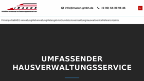 What Immobilien-imacon-gmbh.de website looked like in 2017 (6 years ago)