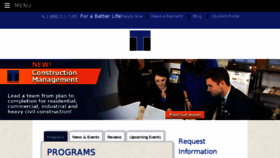 What Iticollege.edu website looked like in 2017 (7 years ago)