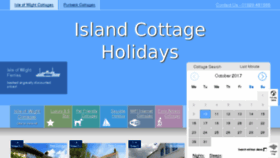 What Islandcottageholidays.com website looked like in 2017 (6 years ago)
