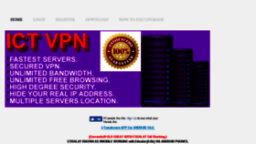 What Ictvpn.net website looked like in 2017 (6 years ago)
