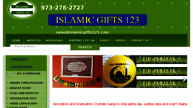 What Islamicgifts123.com website looked like in 2017 (6 years ago)