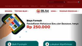 What Iblam.ac.id website looked like in 2017 (6 years ago)