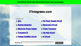 What Itintegrator.com website looked like in 2017 (6 years ago)