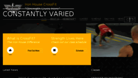 What Ironhousecrossfit.com website looked like in 2017 (6 years ago)